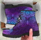 Printed High-Top Boots