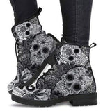 Printed High-Top Boots