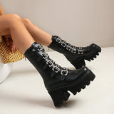 Punk Style Women's Platform Martin Boots